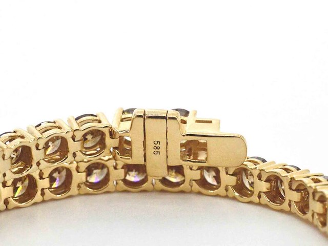 Gouden armband met diamanten 10.00 carat - afbeelding 3 van  13