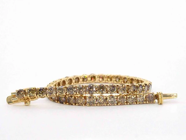 Gouden armband met diamanten 10.00 carat - afbeelding 1 van  13