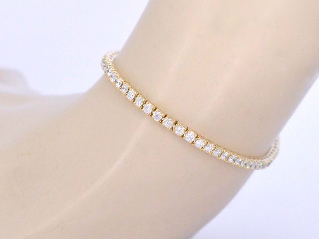 Gouden armband met diamanten 2.30 carat - afbeelding 3 van  10