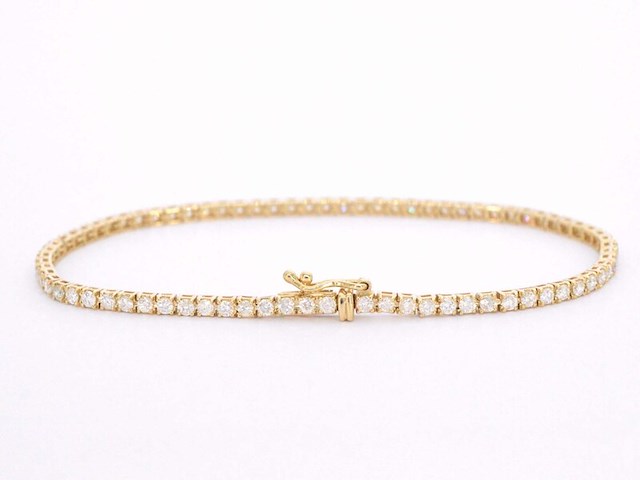 Gouden armband met diamanten 2.30 carat - afbeelding 4 van  10