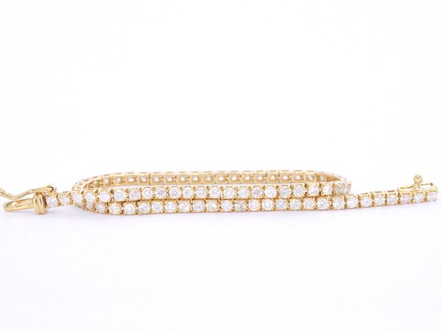 Gouden armband met diamanten 2.30 carat - afbeelding 8 van  10