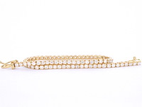 Gouden armband met diamanten 2.30 carat - afbeelding 8 van  10