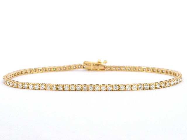 Gouden armband met diamanten 2.30 carat - afbeelding 1 van  9