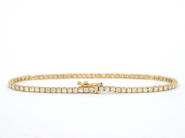 Gouden armband met diamanten 2.30 carat - afbeelding 3 van  9