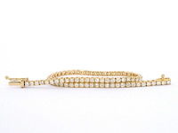Gouden armband met diamanten 2.30 carat - afbeelding 6 van  9