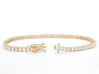 Gouden armband met diamanten 5.40 carat - afbeelding 5 van  7