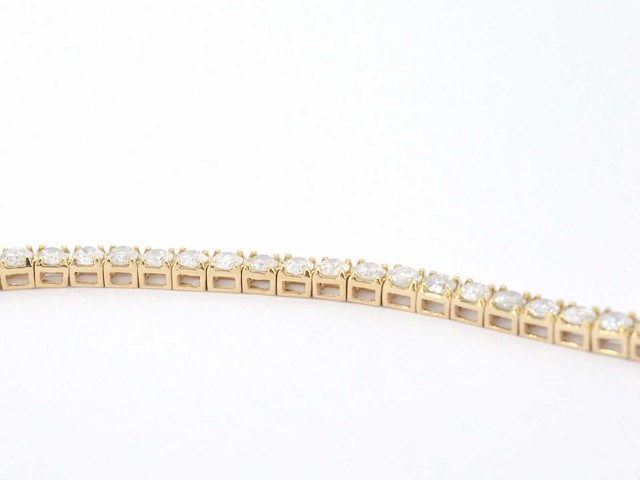 Gouden armband met diamanten 5.40 carat - afbeelding 6 van  7