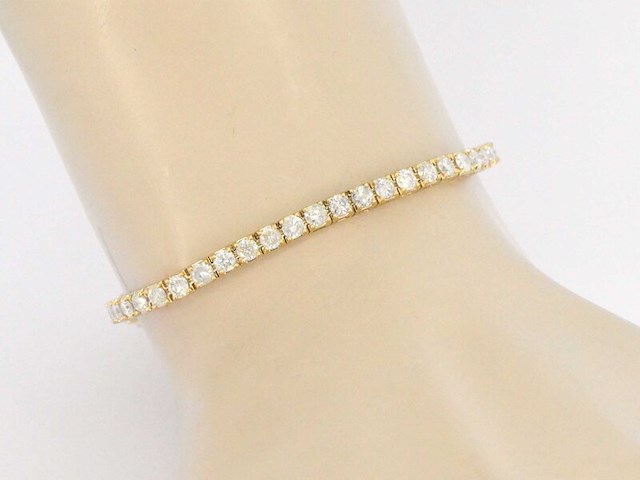 Gouden armband met diamanten 5.40 carat - afbeelding 2 van  8