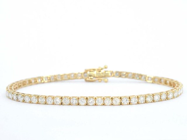 Gouden armband met diamanten 5.40 carat - afbeelding 1 van  8