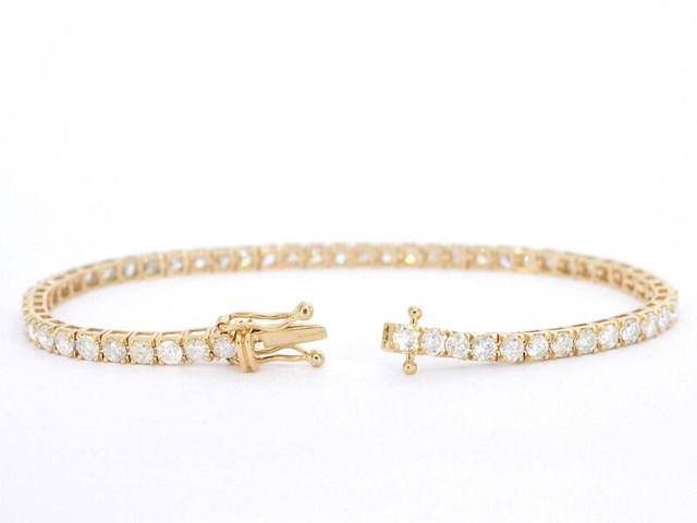 Gouden armband met diamanten 5.40 carat - afbeelding 4 van  8