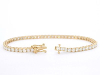 Gouden armband met diamanten 5.40 carat - afbeelding 4 van  8