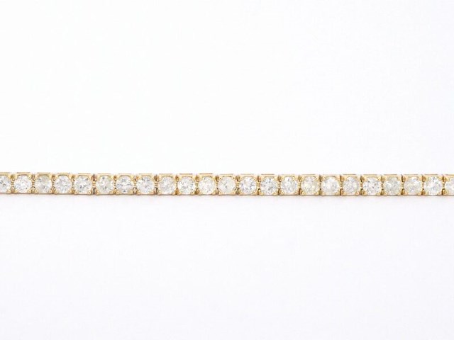 Gouden armband met diamanten 5.40 carat - afbeelding 6 van  8