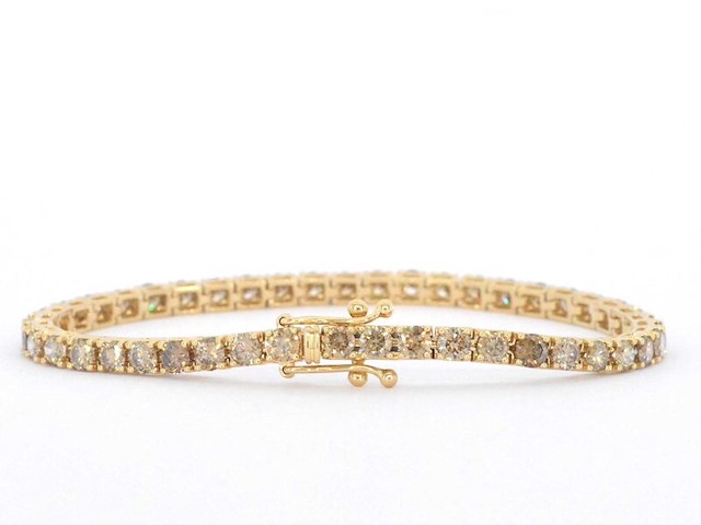 Gouden armband met diamanten 8.80 carat - afbeelding 7 van  13