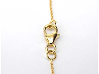 Gouden armband met diamanten bedel - afbeelding 5 van  5