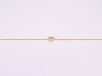 Gouden armband met diamanten hartje 0.10 carat - afbeelding 5 van  6