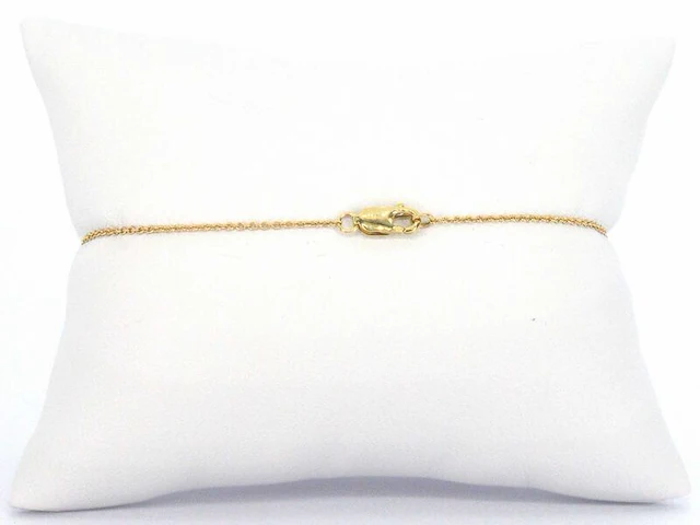 Gouden armband met diamanten in een rij gezet - afbeelding 11 van  11