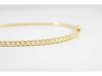Gouden armband met diamanten - afbeelding 4 van  5