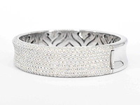 Gouden armband met diamanten - afbeelding 4 van  7
