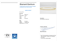 Gouden armband met diamanten - afbeelding 3 van  5