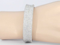 Gouden armband met diamanten - afbeelding 2 van  7