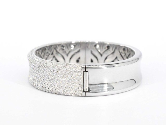 Gouden armband met diamanten - afbeelding 6 van  7