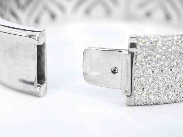 Gouden armband met diamanten - afbeelding 7 van  7