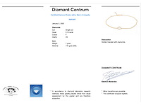 Gouden armband met diamanten - afbeelding 3 van  7