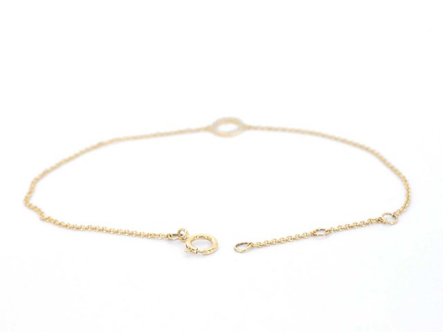 Gouden armband met diamanten - afbeelding 5 van  7