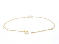 Gouden armband met diamanten - afbeelding 5 van  7