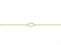 Gouden armband met diamanten - afbeelding 6 van  7