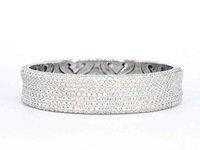 Gouden armband met diamanten - afbeelding 1 van  8