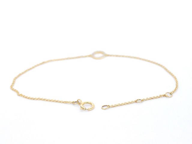 Gouden armband met diamanten - afbeelding 4 van  8