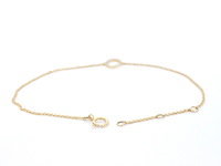 Gouden armband met diamanten - afbeelding 4 van  8
