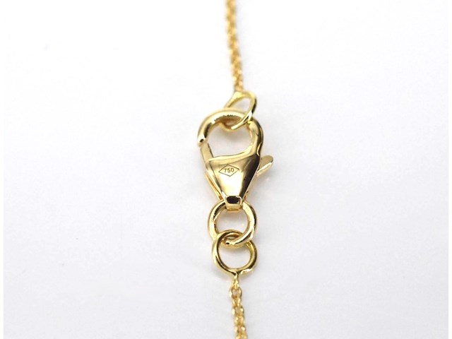 Gouden armband met een diamanten bedel - afbeelding 4 van  7