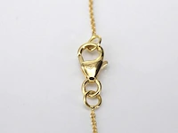 Gouden armband met een diamanten bedel - afbeelding 4 van  6