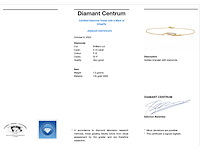 Gouden armband met rij diamanten - afbeelding 4 van  10