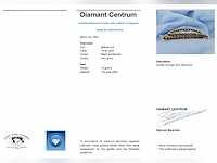 Gouden armband zwarte diamant 15.00 ct - afbeelding 2 van  10
