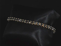 Gouden armband zwarte diamant 15.00 ct - afbeelding 4 van  10