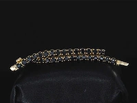 Gouden armband zwarte diamant 15.00 ct - afbeelding 10 van  10