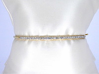 Gouden bangle armband met natuurlijke briljant geslepen diamanten - afbeelding 4 van  9