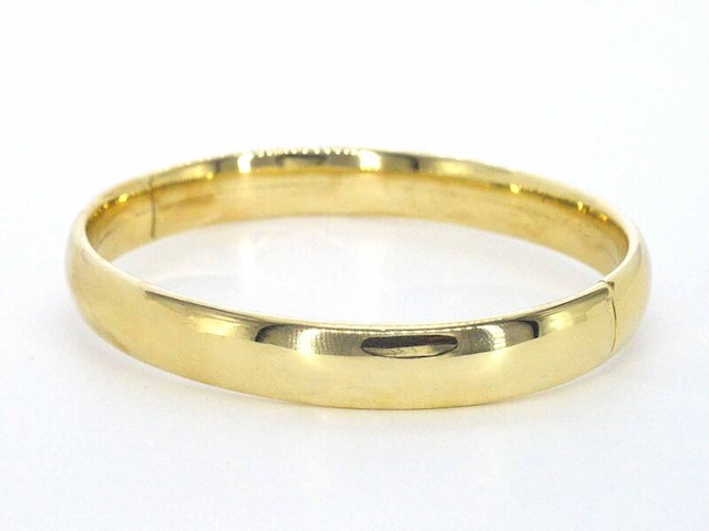 Gouden bangle armband - afbeelding 3 van  6