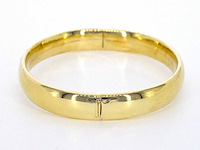 Gouden bangle armband - afbeelding 4 van  6