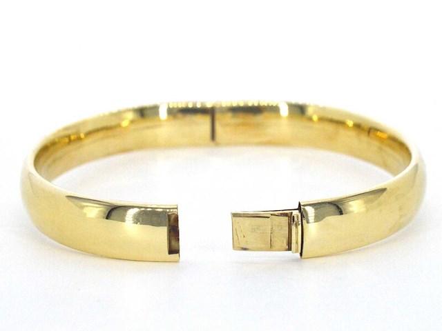Gouden bangle armband - afbeelding 5 van  6