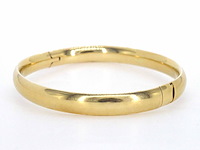 Gouden bangle armband - afbeelding 3 van  8
