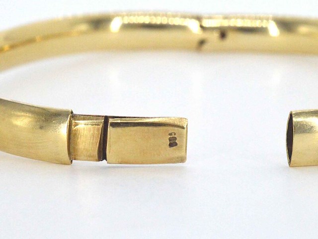 Gouden bangle armband - afbeelding 6 van  8