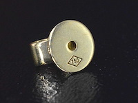 Gouden briljant oorbellen 2.00 carat - afbeelding 9 van  10