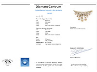 Gouden broche met diamanten - afbeelding 3 van  6