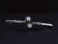 Gouden broche met diamanten - afbeelding 2 van  8