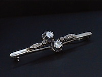 Gouden broche met diamanten - afbeelding 4 van  8