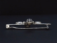 Gouden broche met diamanten - afbeelding 6 van  8